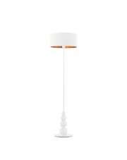 Lampa stojąca białe kule ROMA GOLD