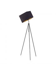 Lampa podłogowa trójnóg czarny industrialny HAVANA GOLD