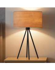 Elegancka lampka stołowa do salonu SIERRA ECO na purystycznym stelażu