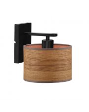Kinkiet LED na ścianę SPLIT ECO w stylu rustykalnym