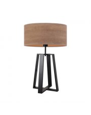 Czarna lampa stołowa w stylu skandynawskim THOR ECO