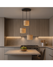 Lampa wisząca do jadalni 3-punktowa PUEBLO ECO