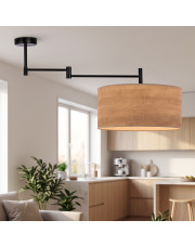 Designerska lampa sufitowa nad stół w salonie RANGUN ECO z regulacją kąta padania światła