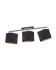 Nowoczesny plafon salonowy DETROIT GOLD