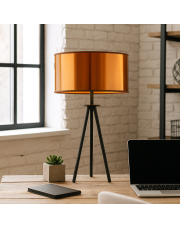 Designerska lampa stołowa na trójnogu ALTA MIRROR