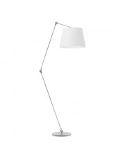 Nowoczesna lampa podłogowa do czytania MANILA z regulacją kąta padania światła