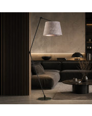 Designerska lampa stojąca na wysięgniku regulowanym MANILA