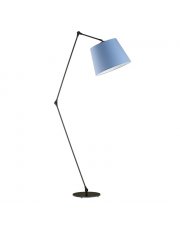 Czarna lampa stojąca na wysięgniku MANILA