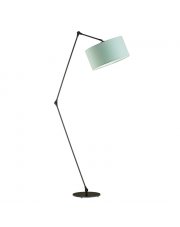Nowoczesna lampa podłogowa dla dzieci BARI z regulowanym kloszem w kolorze mięty