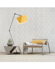 Nowoczesna lampa stojąca do salonu OSAKA na wysięgniku ruchomym