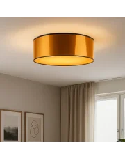 Plafon w kolorze miedzi DUBAJ MIRROR fi - 50 cm