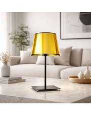 Lampa stołowa złota glamour do sypialni GENUA MIRROR