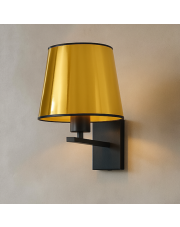 Złoty kinkiet ścienny glamour HVAR MIRROR