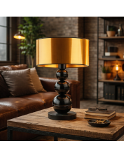 Dekoracyjna lampa stołowa HONOLULU MIRROR do czytania w sypialni