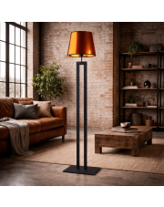 Elegancka lampa stojąca z abażurem VEGAS MIRROR