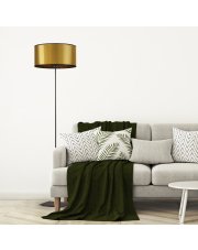 Złota lampa stojąca do salonu SOFIA MIRROR