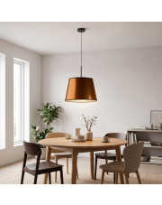 Nowoczesna lampa wisząca do salonu SARI MIRROR