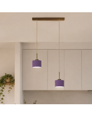Lampa wisząca z regulacją wysokości MONTANA lampa sufitowa 2 punktowa do kuchni