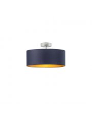 Dekoracyjna lampa sufitowa granatowa WENECJA  GOLD fi - 30 cm