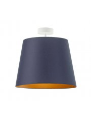 Nowoczesna lampa sufitowa w granatowym kolorze KAIR GOLD