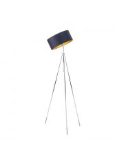 Lampa stojąca do salonu na trójnogu MALMO GOLD