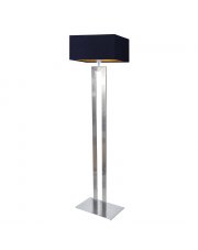 Srebrna lampa stojąca w stylu glamour TORONTO GOLD