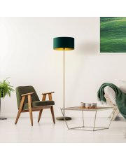 Lampa stojąca lampa podłogowa Led E27 do salonu butelkowa zieleńWERONA GOLD