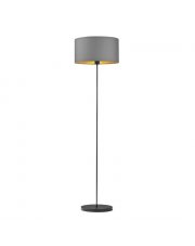 Szara lampa podłogowa w stylu glamour WERONA GOLD