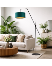 Regulowana lampa podłogowa do salonu BILBAO GOLD lampa podłogowa do salonu regulowana