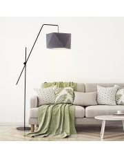Regulowana lampa podłogowa do salonu w stylu skandynawskim TOLEDO