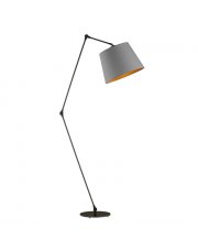 Skandynawska lampa podłogowa regulowana MANILA GOLD