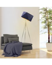 Lampa podłogowa tripod do salonu HAVANA GOLD