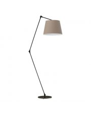 Czarna lampa podłogowa z przegubem MANILA