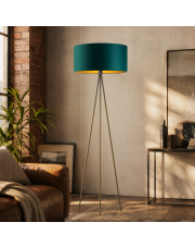 Lampa stojąca do salonu w stylu urban jungle SEWILLA GOLD