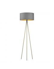 Lampa stojąca na trójnogu w stylu skandynawskim SEWILLA GOLD