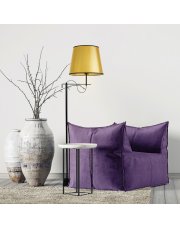 Lampa stojąca złota glamour BATA MIRROR