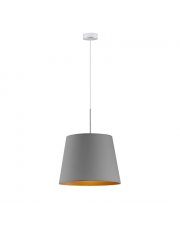 Lampa wisząca w stylu skandynawskim szara SARI GOLD