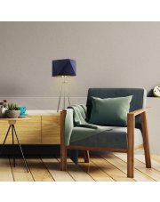 Designerska lampa stołowa na trójnogu do pokoju SOVETO GOLD