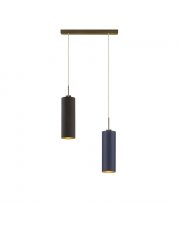 Dwukolorowa lampa wisząca MADERA GOLD w nowoczesnym stylu
