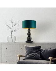 Lampa stołowa do czytania w salonie HONOLULU GOLD w stylu urban jungle