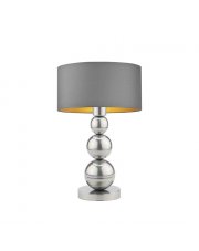 Srebrna lampka nocna do sypialni HONOLULU GOLD