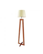 Klasyczna lampa stojąca z abażurem do salonu KOS