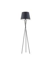 Czarna lampa stojąca do sypialni TOKIO