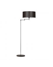Brązowa lampa stojąca do sypialni CANCUN