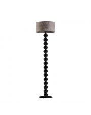 Lampa podłogowa do salonu GIZA czarne kule