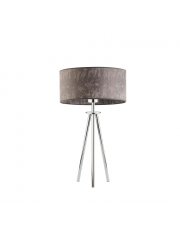 Designerska lampa stołowa do salonu na metalowym trójnogu  ALTA