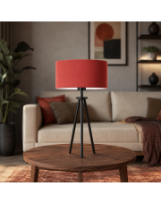 Stylowa lampa stołowa na trójnogu z abażurem ALTA