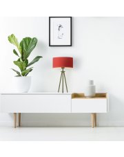 Stylowa lampa stołowa na trójnogu z abażurem ALTA