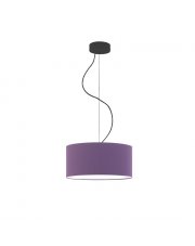 Fioletowa lampa wisząca w stylu vintage HAJFA fi - 30 cm