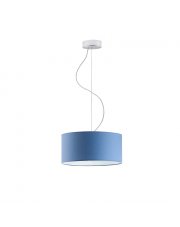 Niebieska lampa wisząca do pokoju dziecięcego HAJFA fi - 30 cm